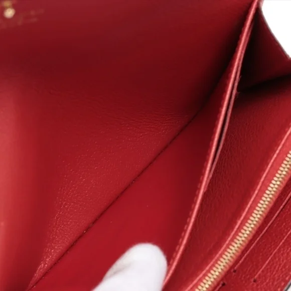 💎Authentic Louis Vuitton Empreinte Sarah Wallet Long Wallets Into Initials - Picture 13 of 13